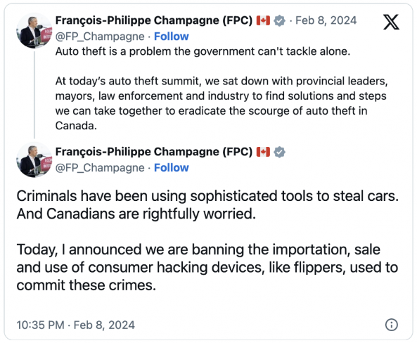 偷车问题激增，加拿大计划禁售黑客工具 Flipper Zero